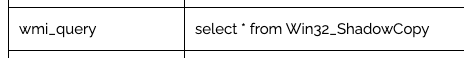 Enumerating All Shadow Copies on a Computer